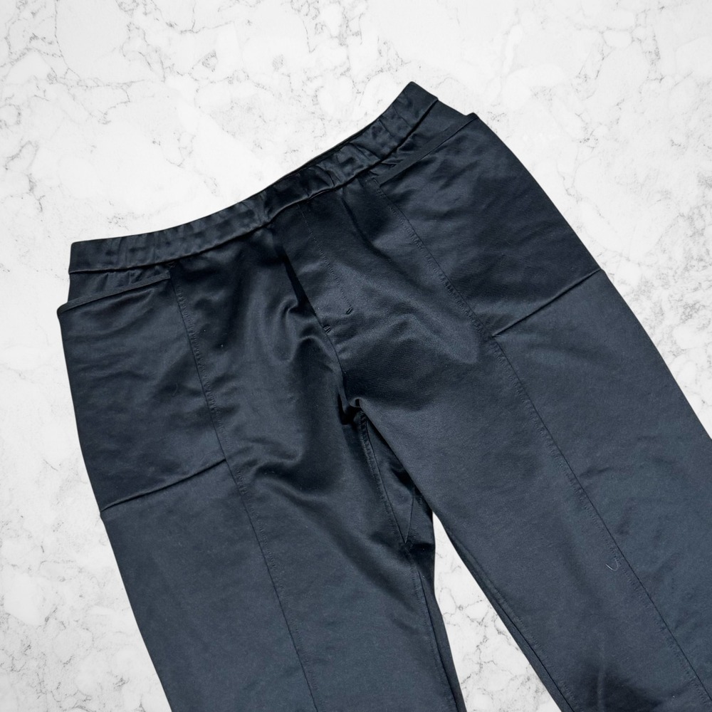 Lululemon Lab Barrel Mens Cropped Tapered Trousers Black Athletic Pants Large